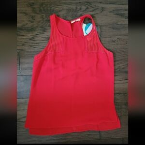 Red Sleeveless Top. Boutique. NWT